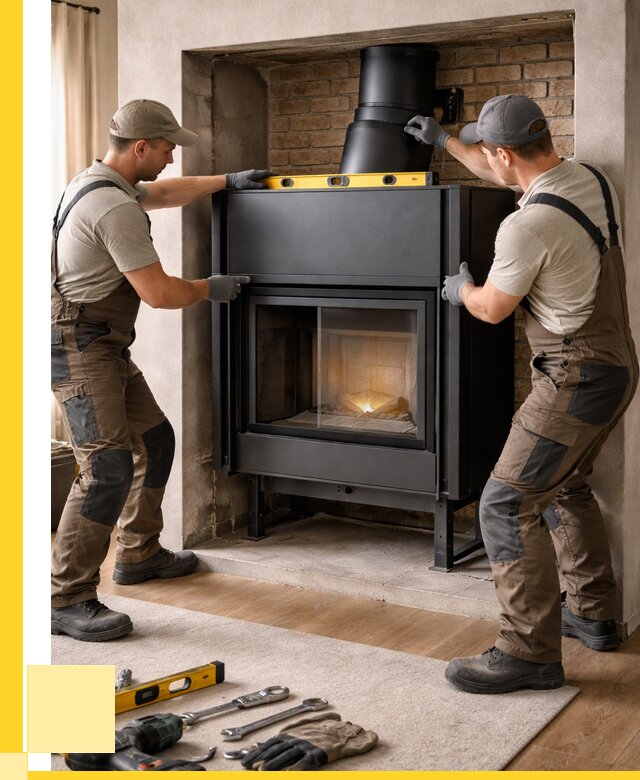 Установка каминных топок в Куйбышеве под ключ от 18664 р. | ЭриданКбш