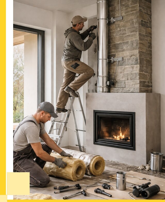 Монтаж дымоходов для каминов в Куйбышеве от 15554 р. ЭриданКбш