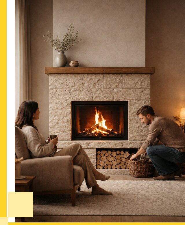 Камины для дома в Куйбышеве под ключ от 155535 р. | ЭриданКбш