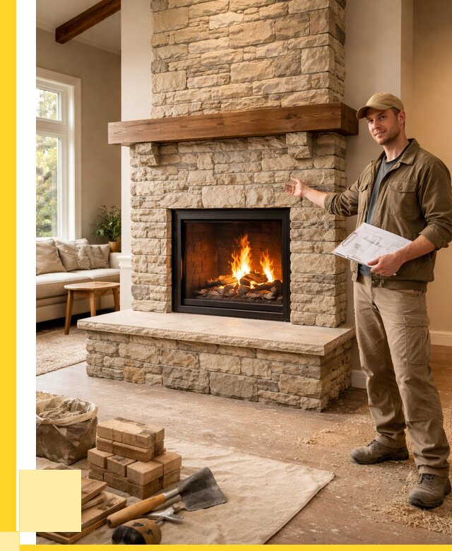 Камины под ключ в Куйбышеве от 186642 р. | ЭриданКбш — установка