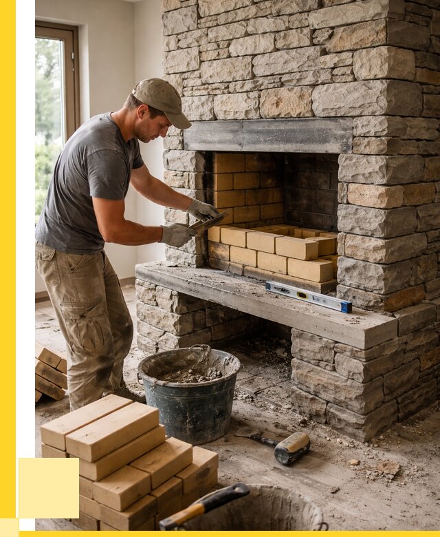 Кладка каминов и камина в Куйбышеве от 25923 р. ЭриданКбш