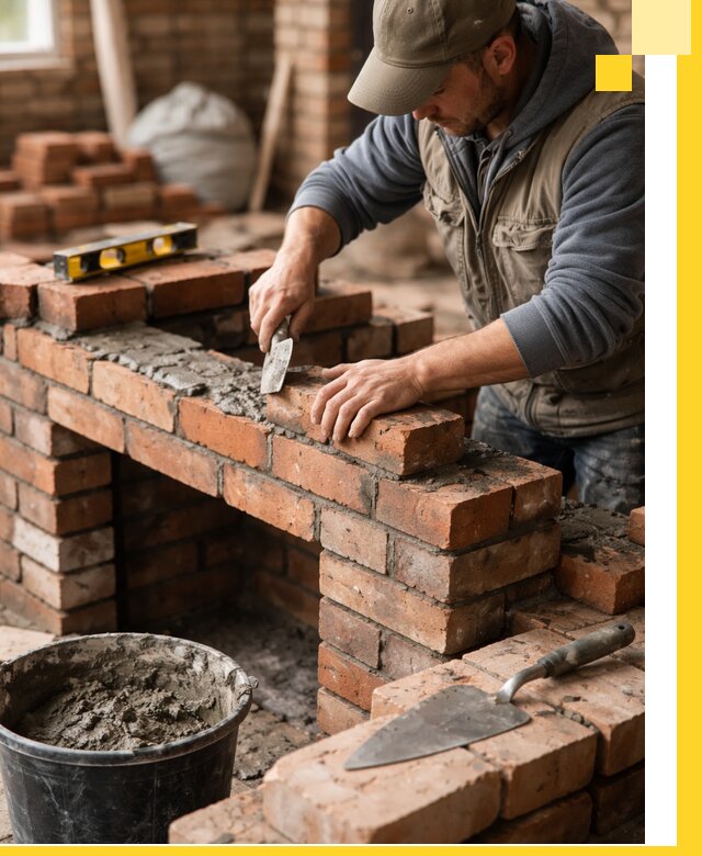 Кладка каминов под ключ в Куйбышеве профессиональная отделка и монтаж