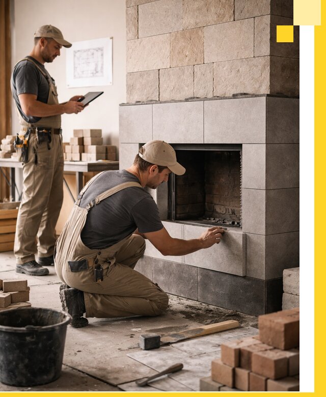 Индивидуальные проекты каминов и каминных систем в Куйбышеве