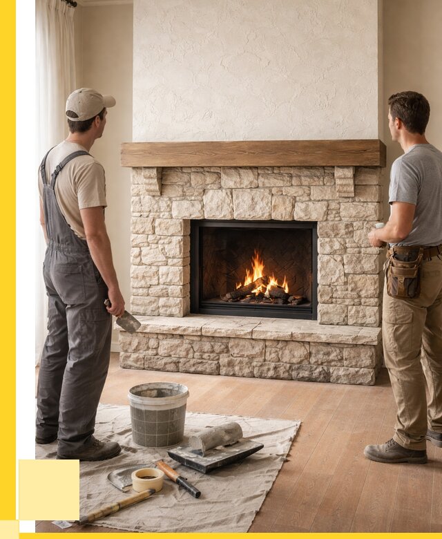 Отделка каминов в Куйбышеве от 6740 р. под ключ | ЭриданКбш