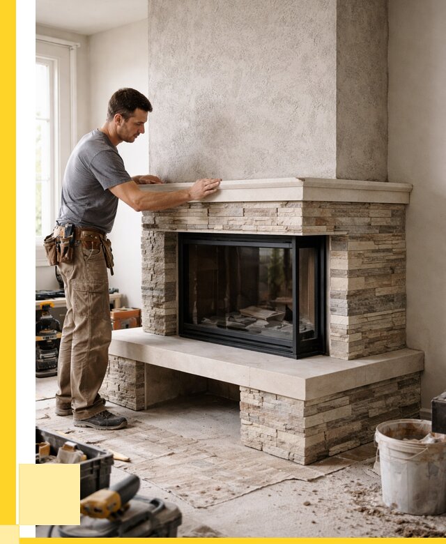 Изготовление каминов под ключ в Куйбышеве от 155535 р. | ЭриданКбш