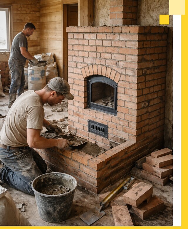 Профессиональное строительство печей в Куйбышеве под ключ