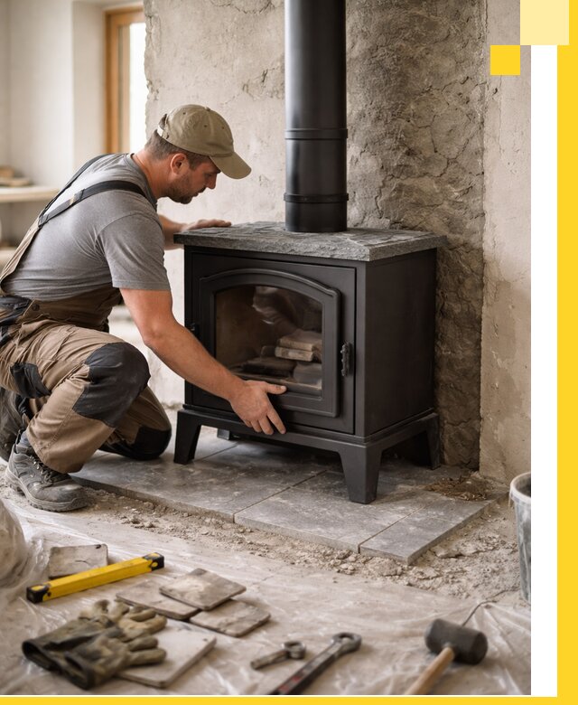 Профессиональный монтаж печей и каминов в Куйбышеве под ключ