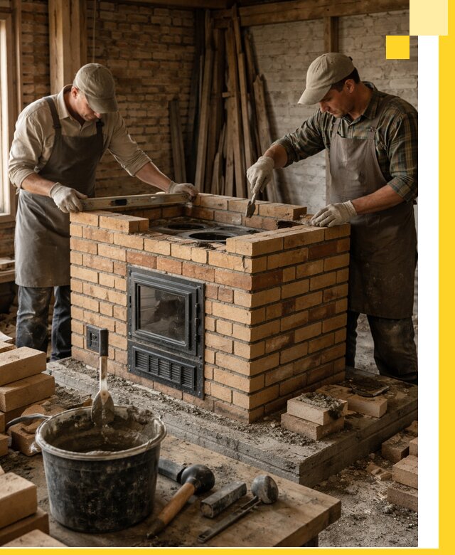 Изготовление и установка варочных печей под ключ в Куйбышеве