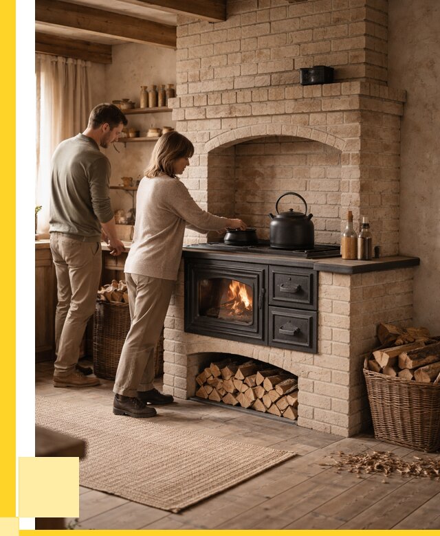 Печи с плитой в Куйбышеве от 46661 р. | ЭриданКбш — кирпичная печь