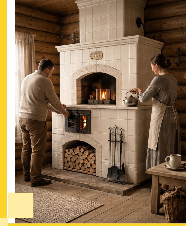 Русские печи в Куйбышеве: установка от 155535 р. ЭриданКбш