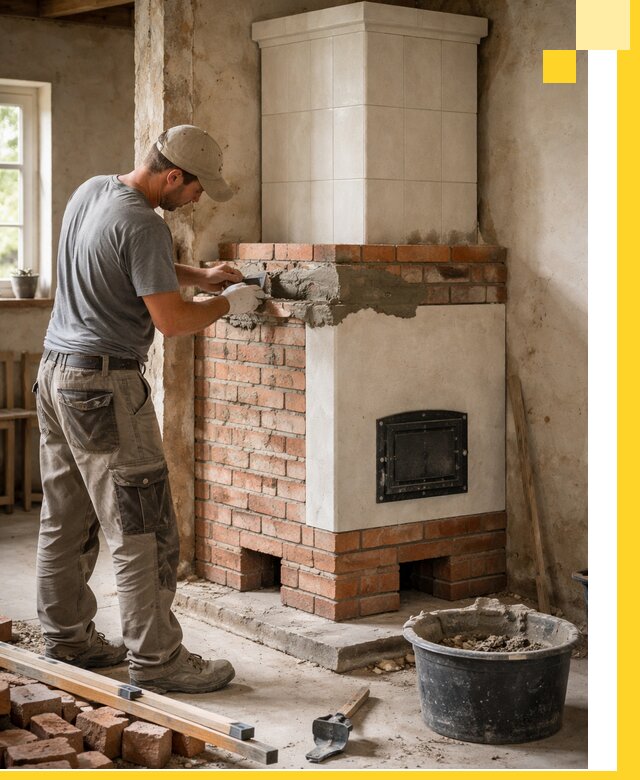 Изготовление и установка печей-голландок под ключ в Куйбышеве