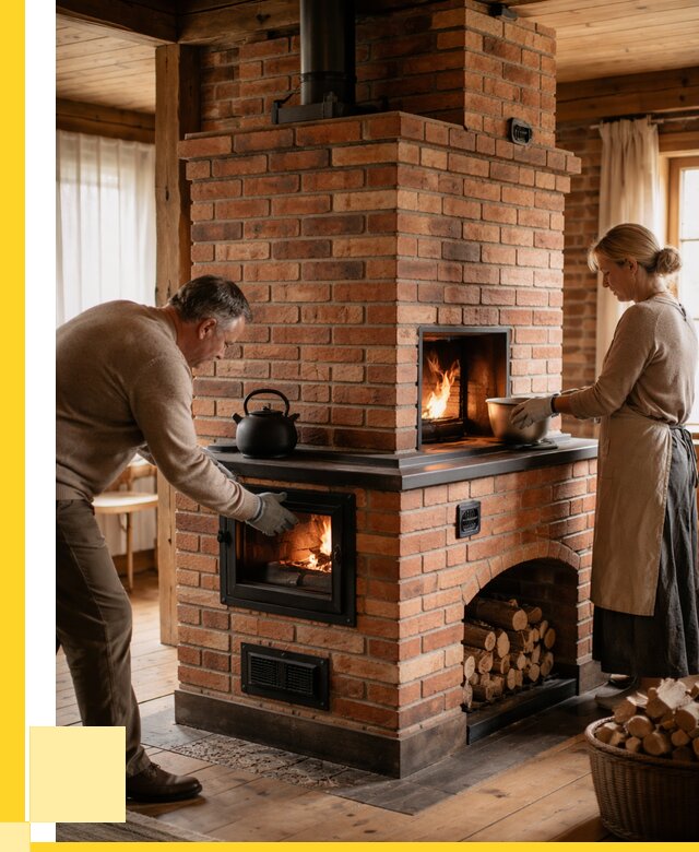 Печи для загородного дома под ключ в Куйбышеве от 82952 р. | ЭриданКбш