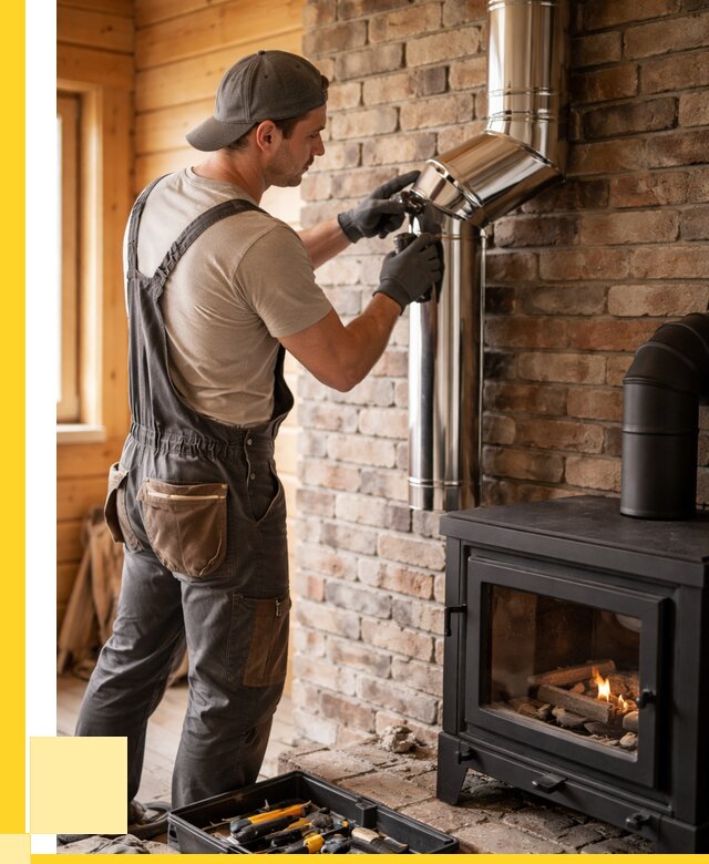 Монтаж дымоходов для печей в Куйбышеве от 7777 р. | ЭриданКбш