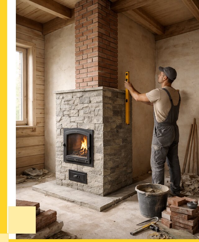 Печи и дымоходы под ключ в Куйбышеве от 46661 р., ЭриданКбш