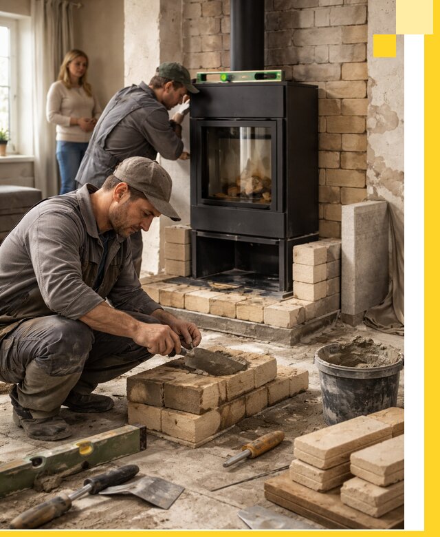 Печи и камины под ключ: проект, установка в Куйбышеве