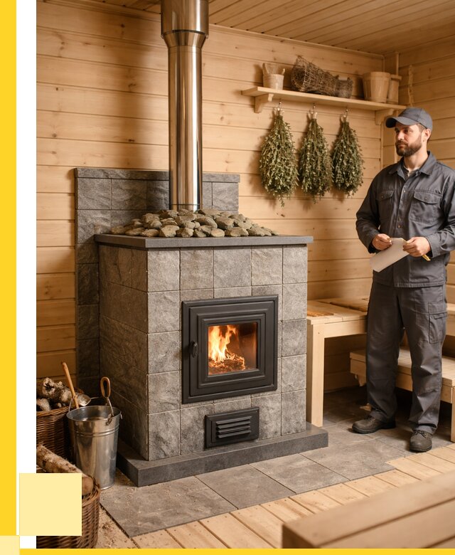 Печи для бани под ключ в Куйбышеве от 124428 р. | ЭриданКбш