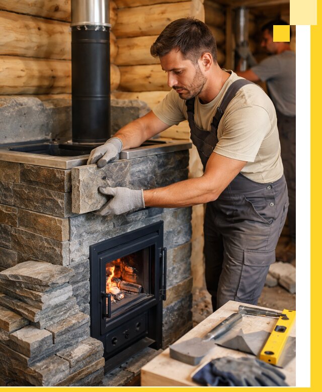 Печи для бани под ключ в Куйбышеве: изготовление и монтаж