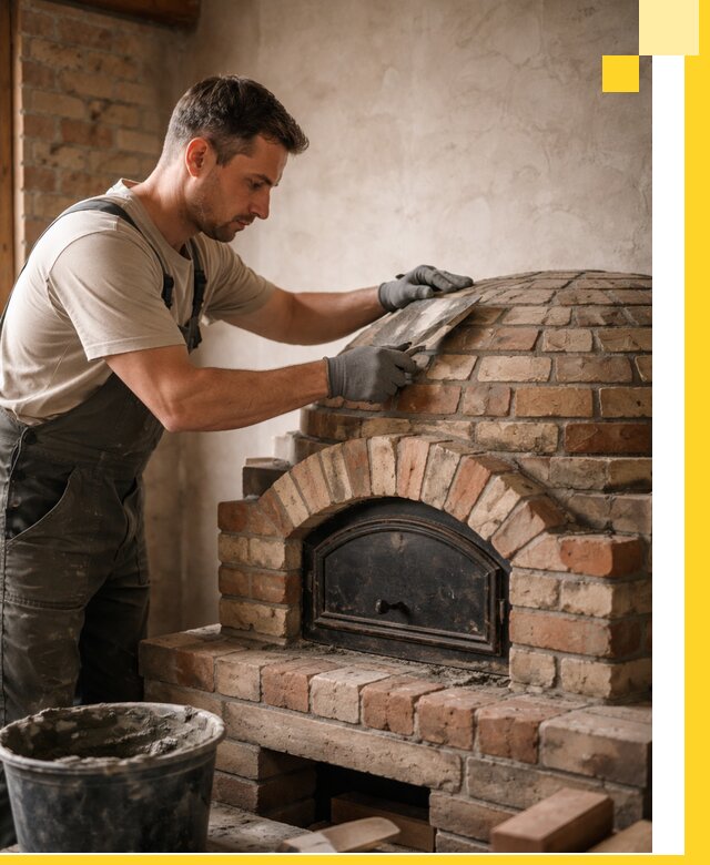 Изготовление и монтаж помпейских печей на заказ в Куйбышеве