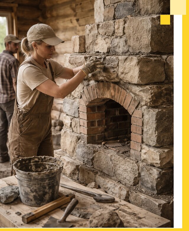 Каменные печи на заказ и монтаж в Куйбышеве, долговечные решения