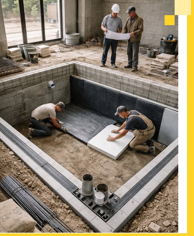 Проекты частных и общественных бассейнов под ключ в Куйбышеве