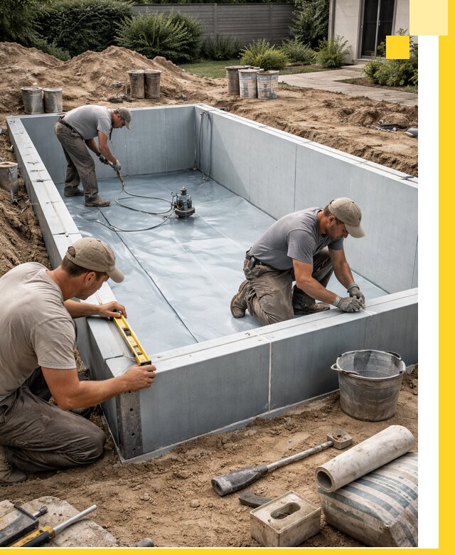 Профессиональный монтаж бассейнов под ключ в Куйбышеве с гарантией