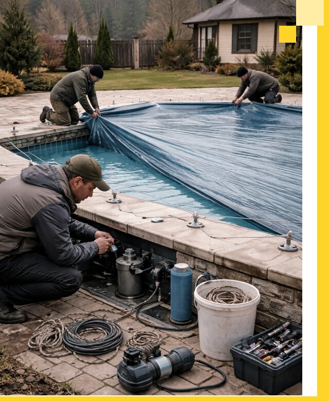 Консервация бассейнов в Куйбышеве: подготовка к длительному хранению