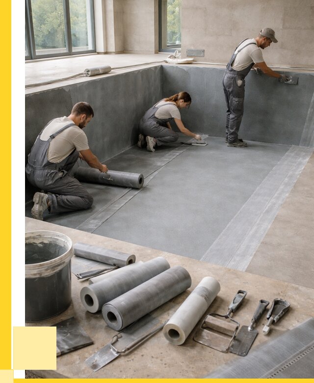 Гидроизоляция бассейнов в Куйбышеве от 2074 р., ЭриданКбш