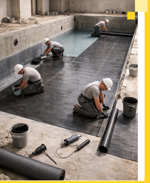 Профессиональная гидроизоляция бассейнов и чаш в Куйбышеве под ключ