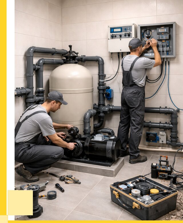 Монтаж оборудования для бассейнов в Куйбышеве от 41476 р. | ЭриданКбш