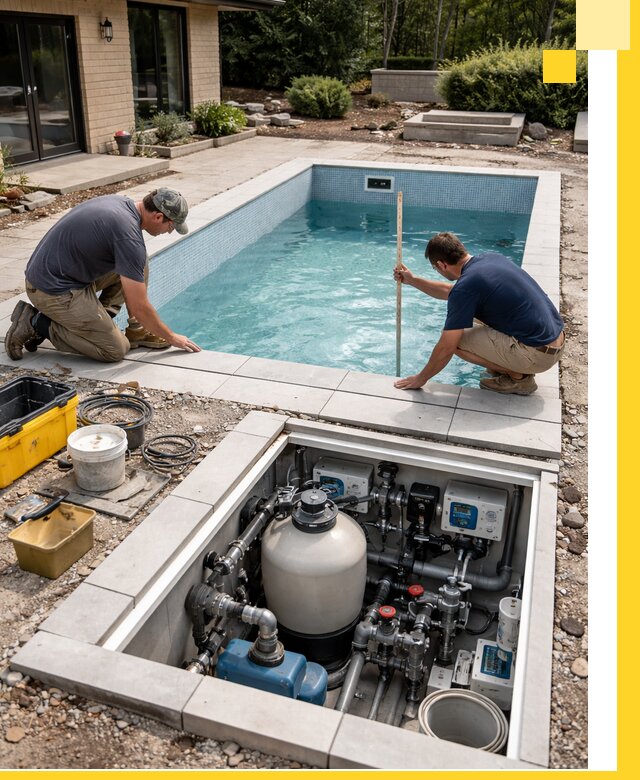 Строительство качественных домашних бассейнов под ключ в Куйбышеве