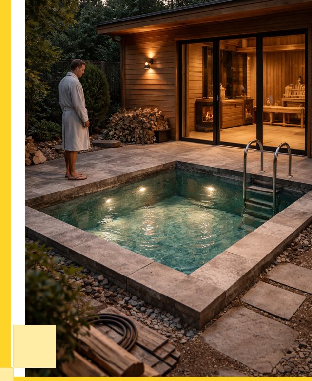 Бани с бассейном под ключ в Куйбышеве от 98506 р. | ЭриданКбш