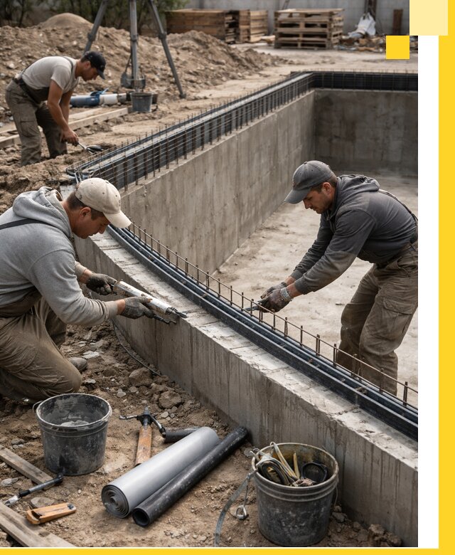 Качественный монтаж чаши бассейна в Куйбышеве под ключ с гарантией