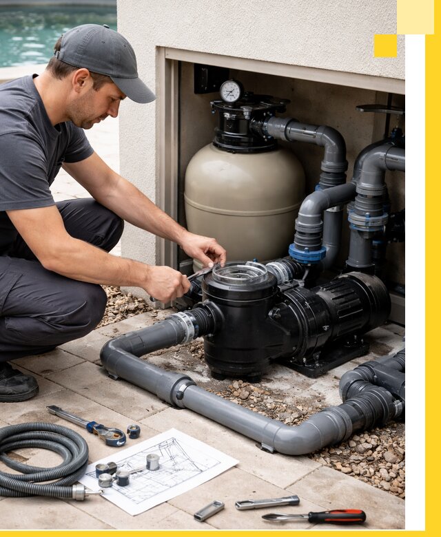 Поставка, монтаж и сервис насосов для бассейнов в Куйбышеве