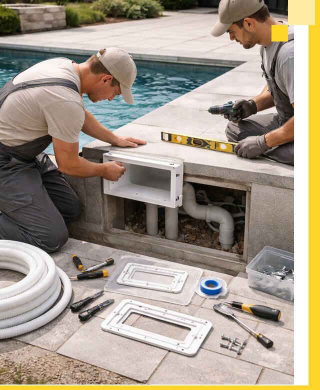 Поставка и установка скиммеров для бассейнов в Куйбышеве