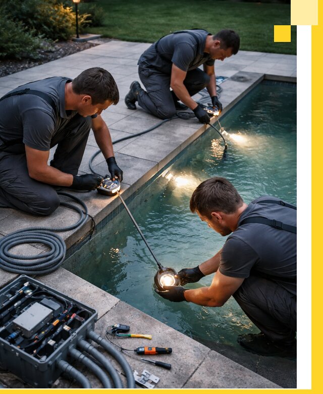 Профессиональное освещение бассейнов в Куйбышеве: дизайн и монтаж