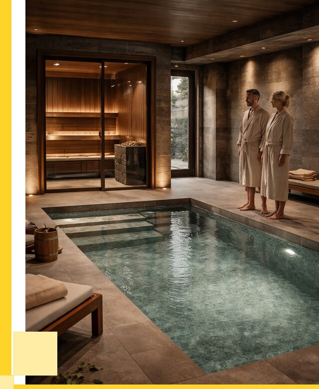 Сауна с большим бассейном в Куйбышеве от 1244280 р. ЭриданКбш