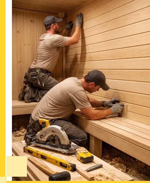 Обшивка саун вагонкой в Куйбышеве от 2592 р. | ЭриданКбш