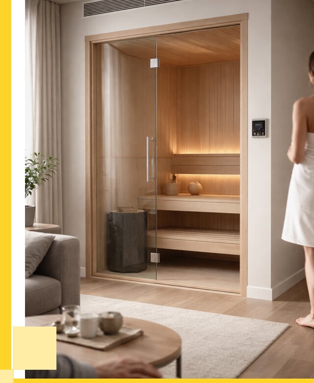 Сауна в квартире под ключ в Куйбышеве от 124428 р. ЭриданКбш