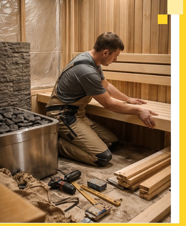 Сауны для дома под ключ с проектированием и монтажом в Куйбышеве