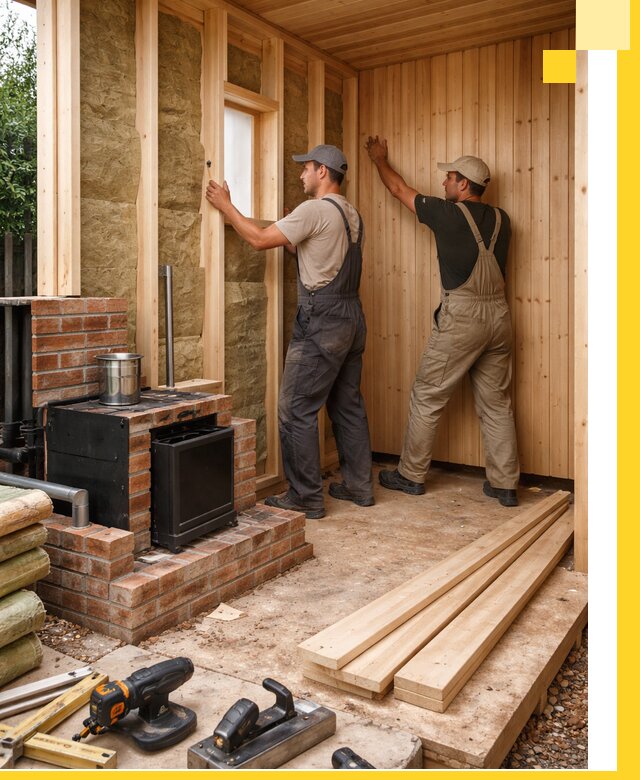 Строительство и установка дачных саун под ключ в Куйбышеве