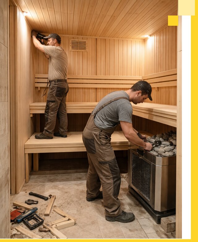 Купить сауну под ключ в Куйбышеве с монтажом и гарантией