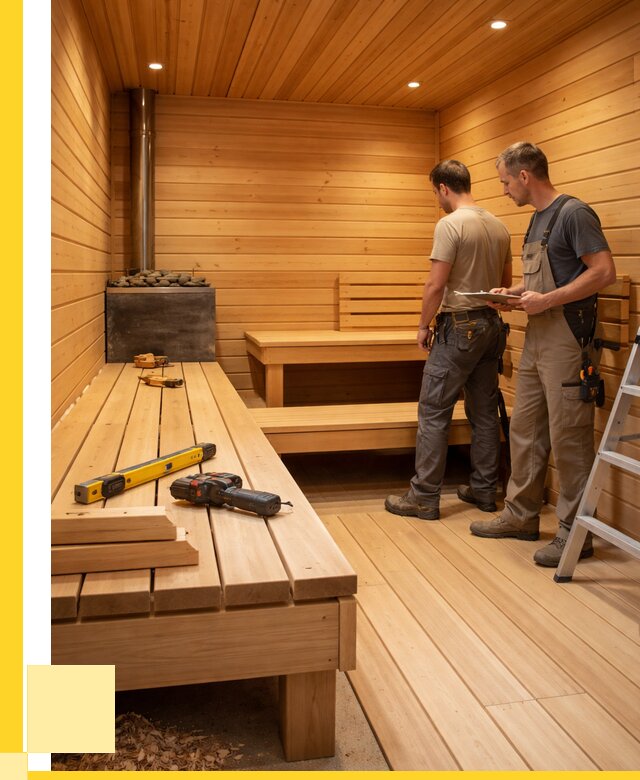 Отделка бань и саун в Куйбышеве по цене от 4666 р. | ЭриданКбш