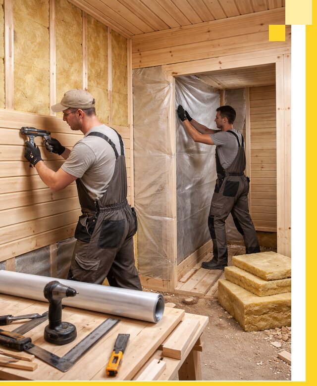 Бани под ключ в Куйбышеве с проектом и полным монтажом