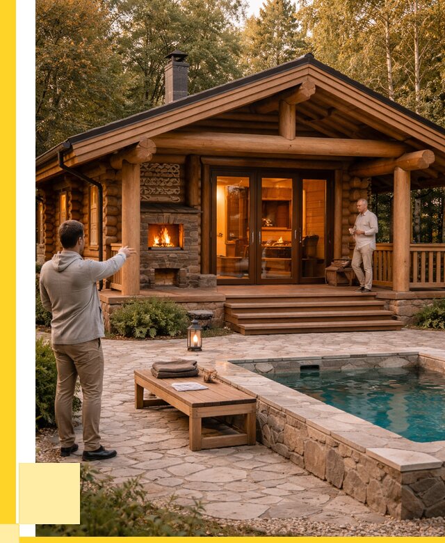 Проекты бань и хамам в Куйбышеве от 25923 р. | ЭриданКбш