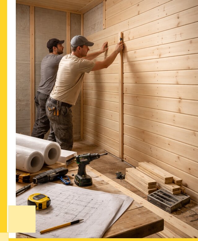 Обшивка бани вагонкой в Куйбышеве от 1244 р., ЭриданКбш