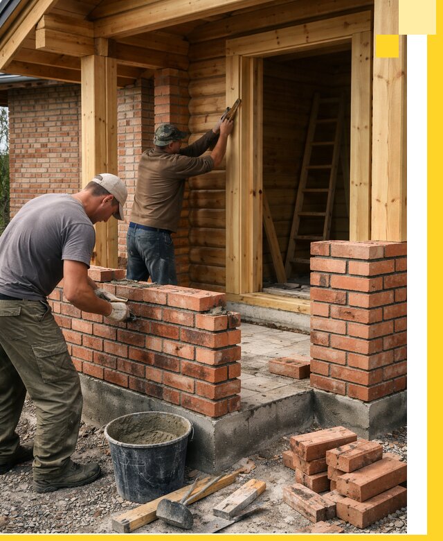 Строительство кирпичных бань под ключ в Куйбышеве с гарантией качества