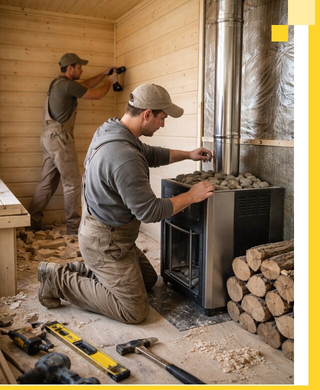 Строительство деревянных бань под ключ в Куйбышеве проекты и монтаж