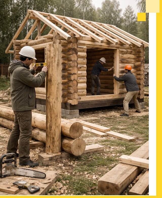 Строительство бань для дачи под ключ в Куйбышеве с доставкой и монтажом