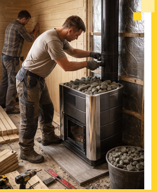 Проектирование и строительство парилок для бани в Куйбышеве под ключ