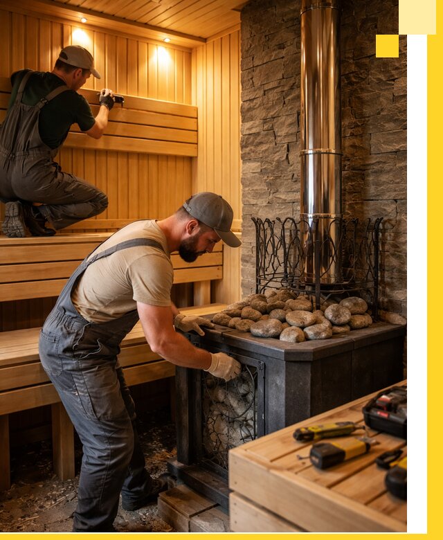 Комплексный дизайн бань, саун и зон отдыха в Куйбышеве